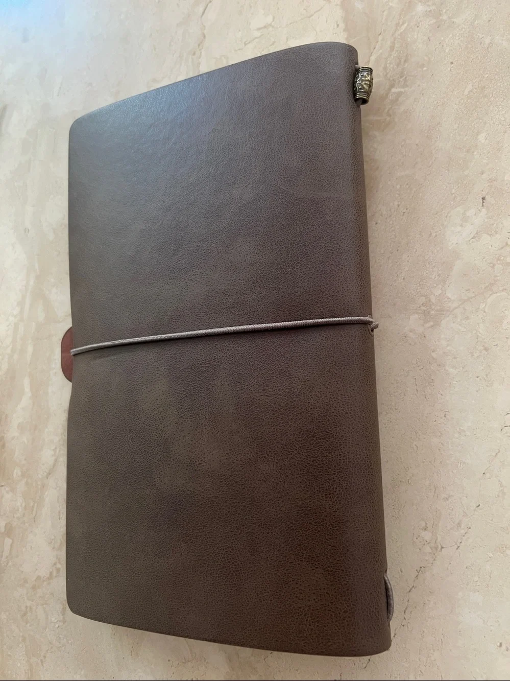 Leather Notebook, Refillable Notepaper Travel Journal Planner 5”x8”